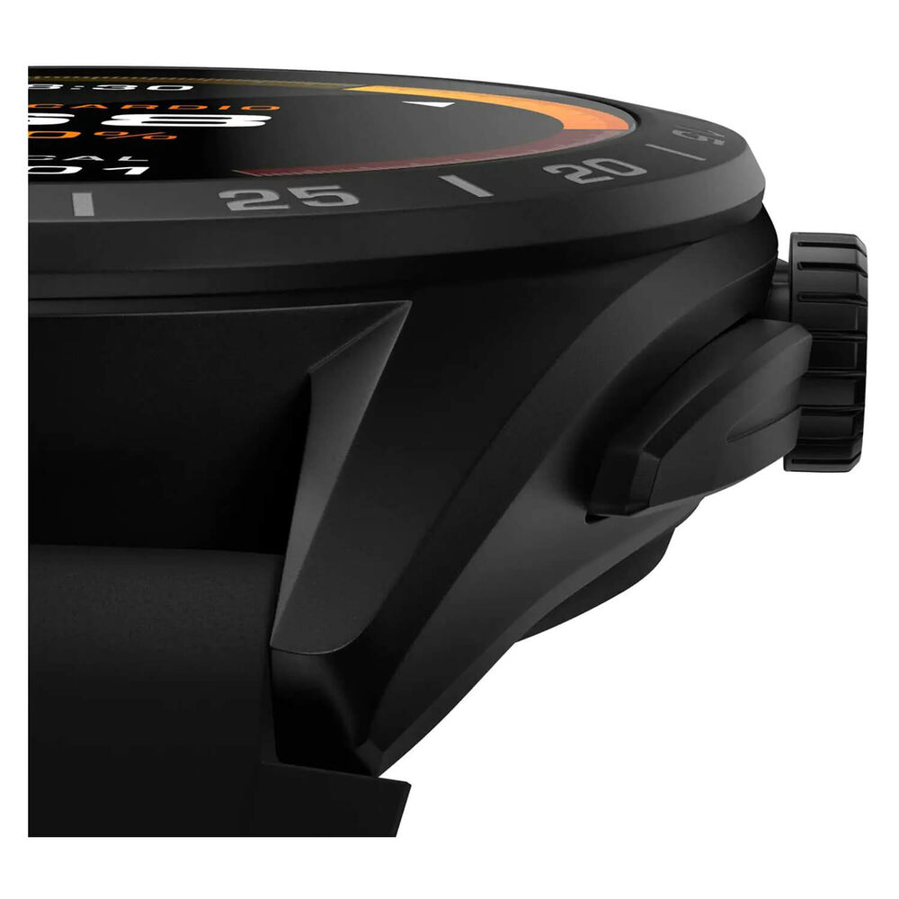 TAG Heuer Connected Calibre E4 Sport Edition 45mm Titanium Case Black & Red Rubber Strap Watch image number 2