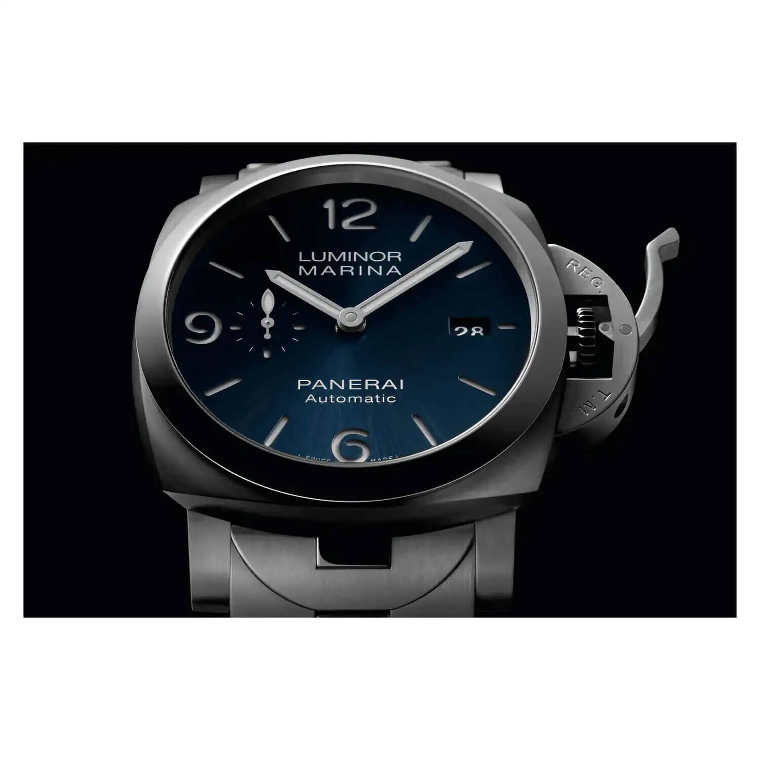 Panerai luminor marina blue sale