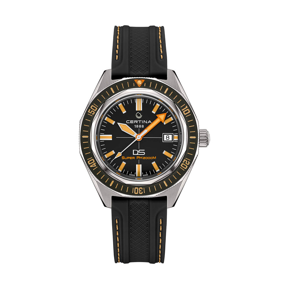 Certina DS Super PH2000M STC 43mm Black Dial Titanium Bracelet Watch