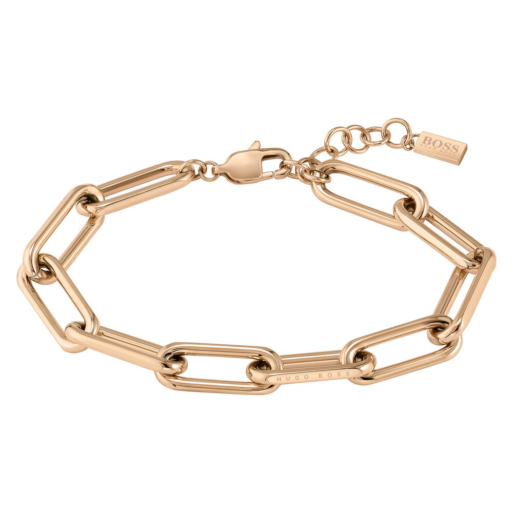BOSS Ladies Tessa Carnation Gold IP Bracelet