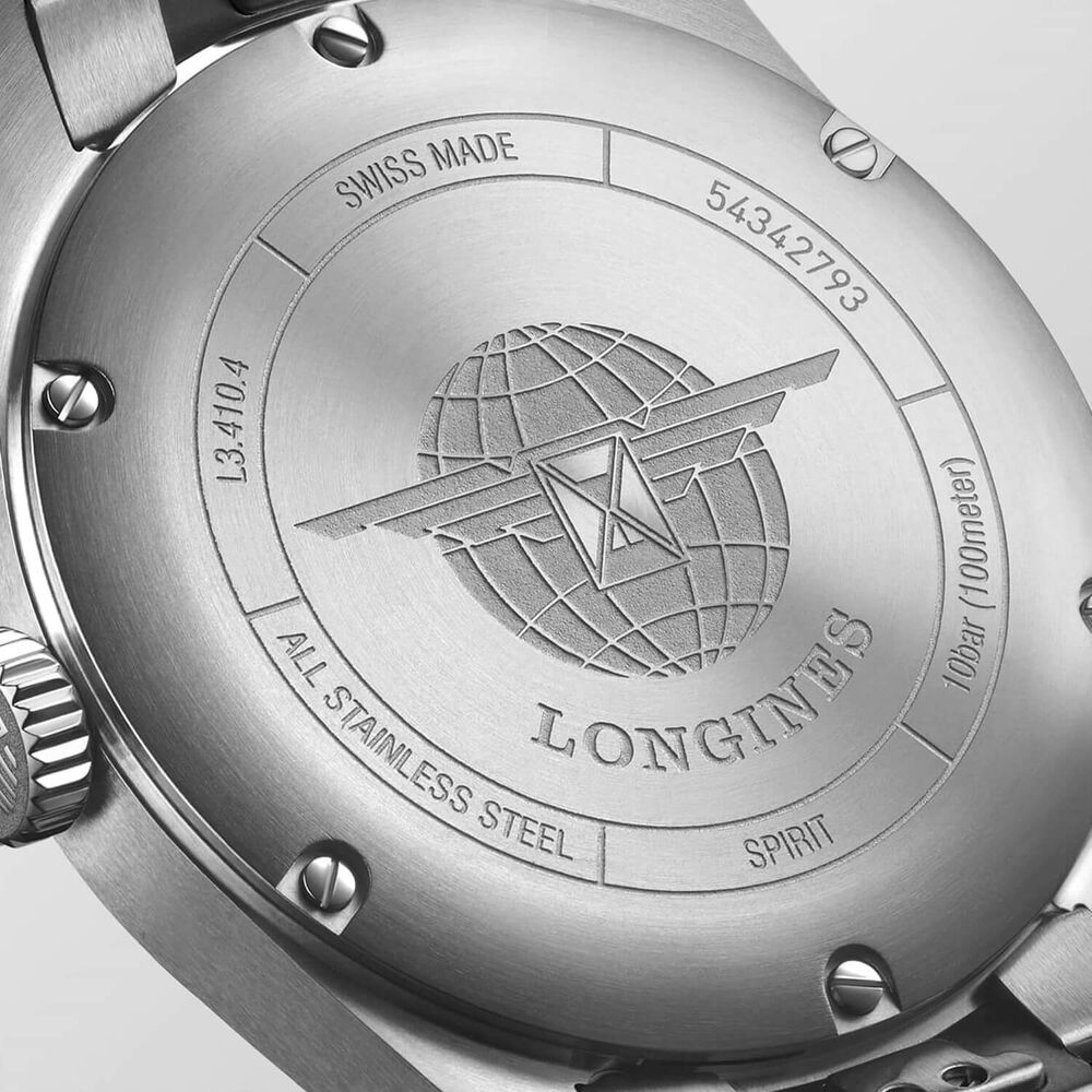 Longines Avigation Spirit 37mm Automatic Blue Dial Steel Case Bracelet Watch image number 3
