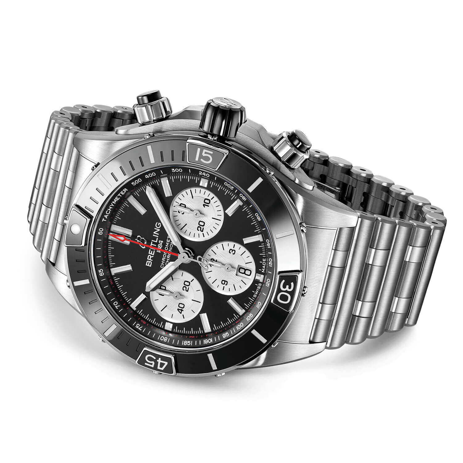 Breitling Super Chronomat 44mm Black Ceramic Case Watch
