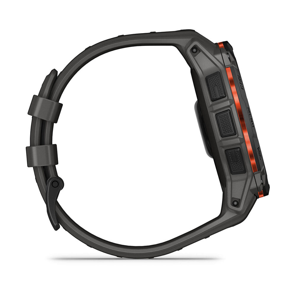 Garmin Instinct 3 Solar 50mm Black Bezel Charcoal Silicon Strap Watch image number 9
