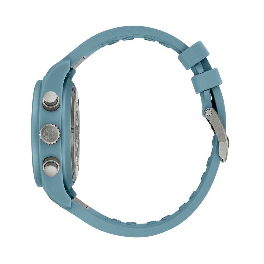 IWC Schaffhausen Pilot's Miramar Chronograph 41mm Blue Dial Ceramic Case Rubber Strap Watch image number 4