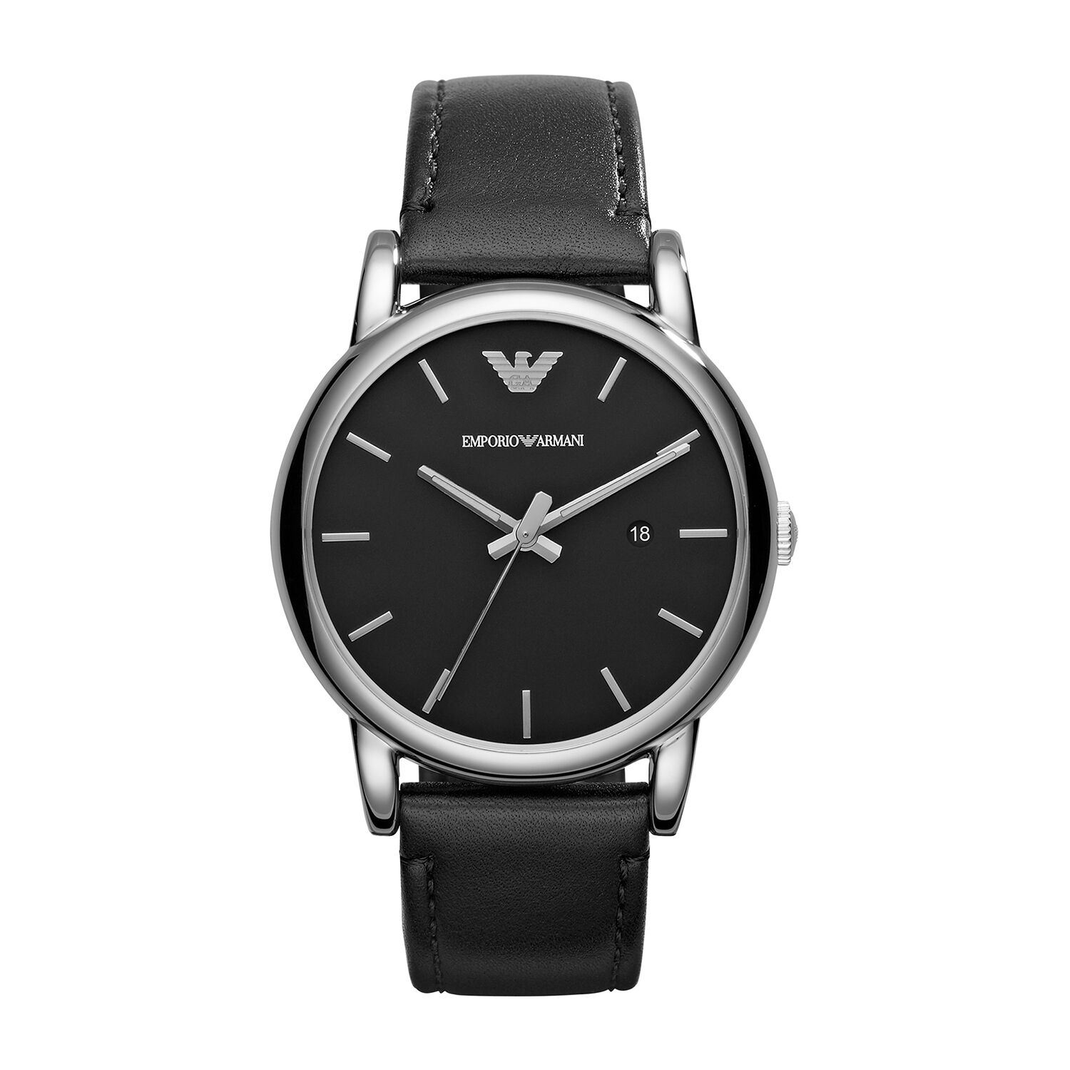 Emporio armani clearance leather strap