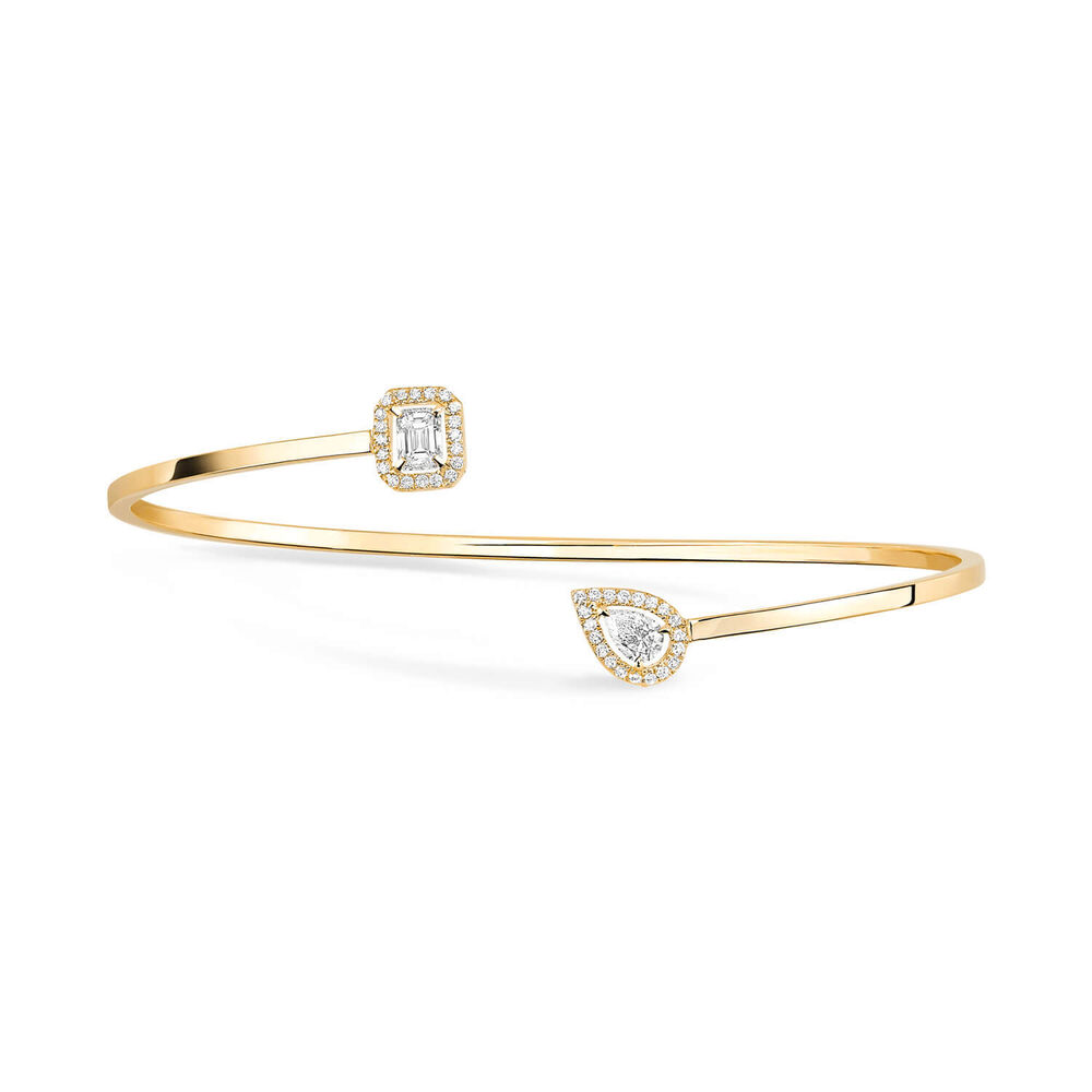 Messika My Twin Toi & Moi Thin 18ct Yellow Gold 0,35ct Diamond Bracelet image number 2