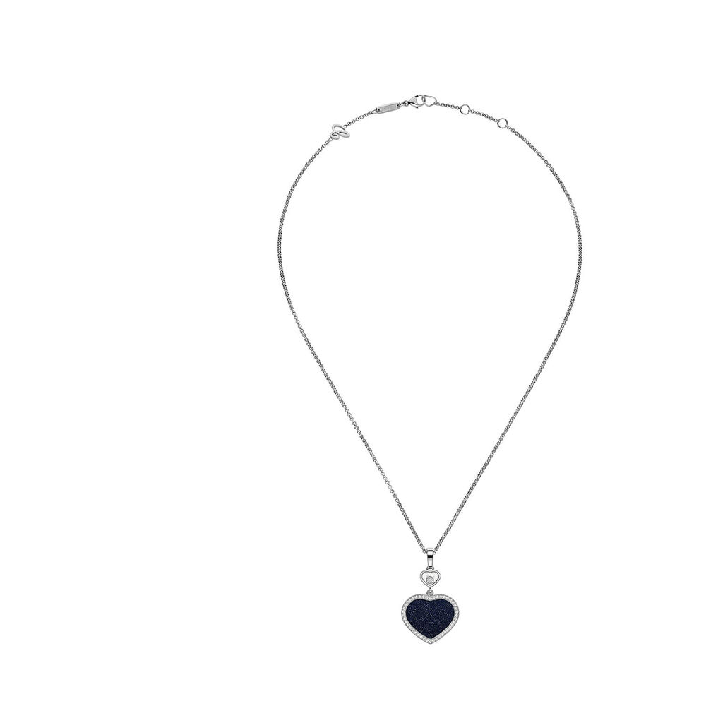 Chopard Happy Hearts 0.24ct Diamond 18ct White Gold Necklace