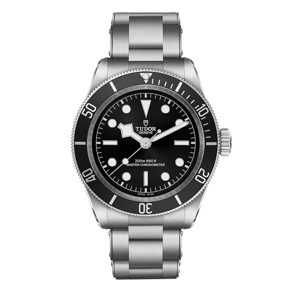 TUDOR Black Bay 41 Black Dial & Bezel 5-Link Steel Bracelet Watch