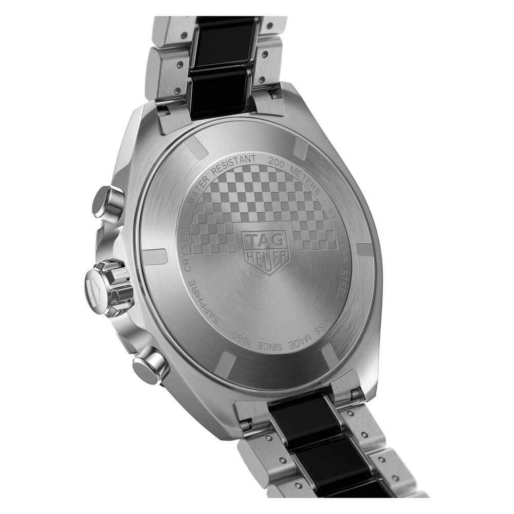 TAG Heuer Formula 1 Chronograph 43mm Black Dial Ceramic & Stainless Steel Bracelet Watch image number 3