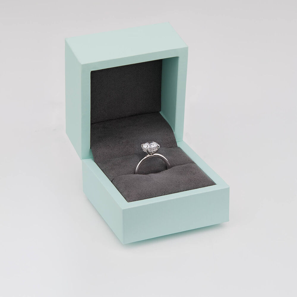 Born Platinum Lab Grown 2.09ct Round Brilliant Diamond Ring image number 4