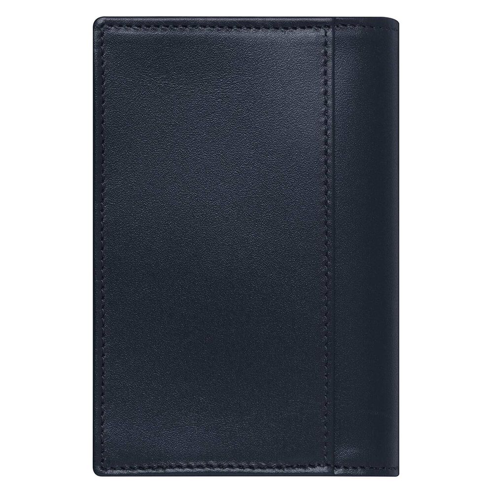 Mont Blanc Meisterstück Business Card Holder with Gusset Blue Wallet