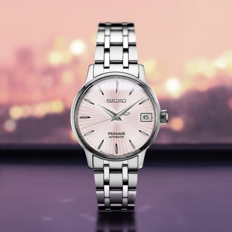 Pink seiko watch store