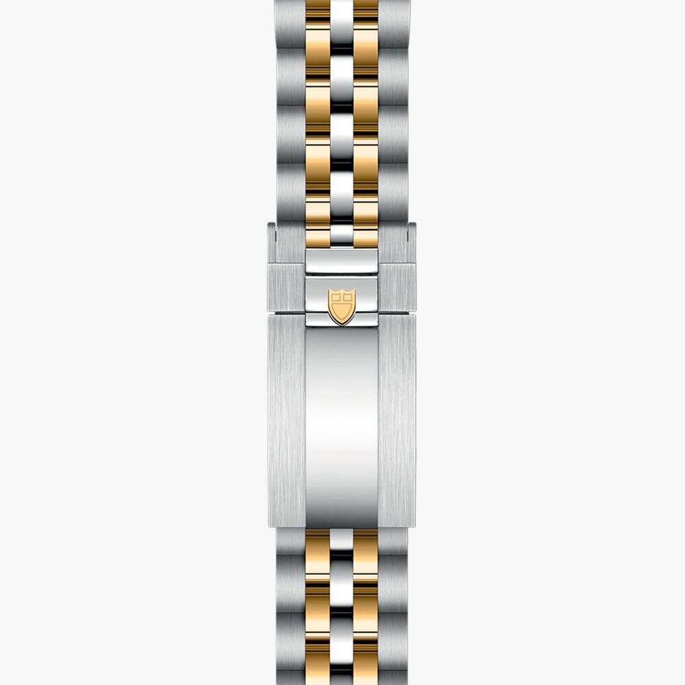 TUDOR Black Bay 36 S&G Diamond Bezel Set Champagne Dial Bracelet Watch image number 1