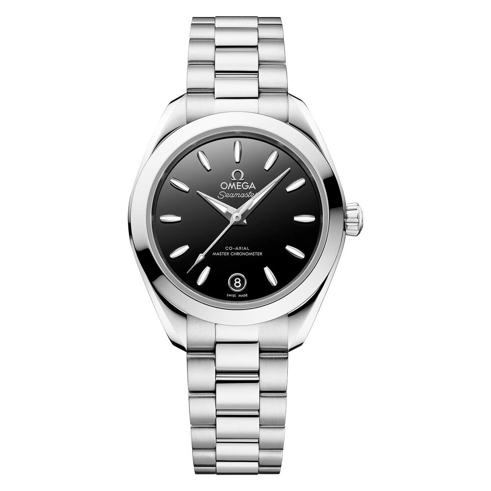 OMEGA Aqua Terra 150M 30mm Black Dial Steel Bracelet Watch image number 0
