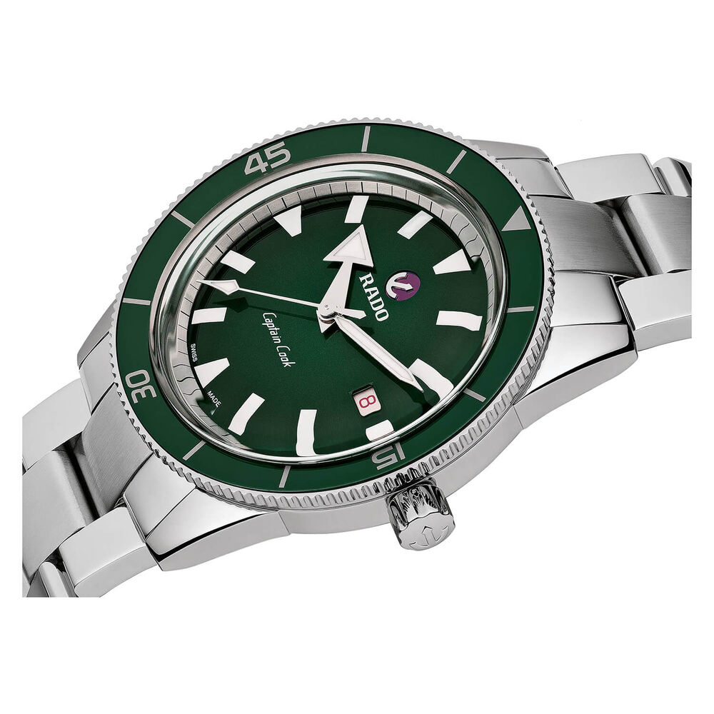 Rado Captain Cook Automatic Green 42mm Mens Watch