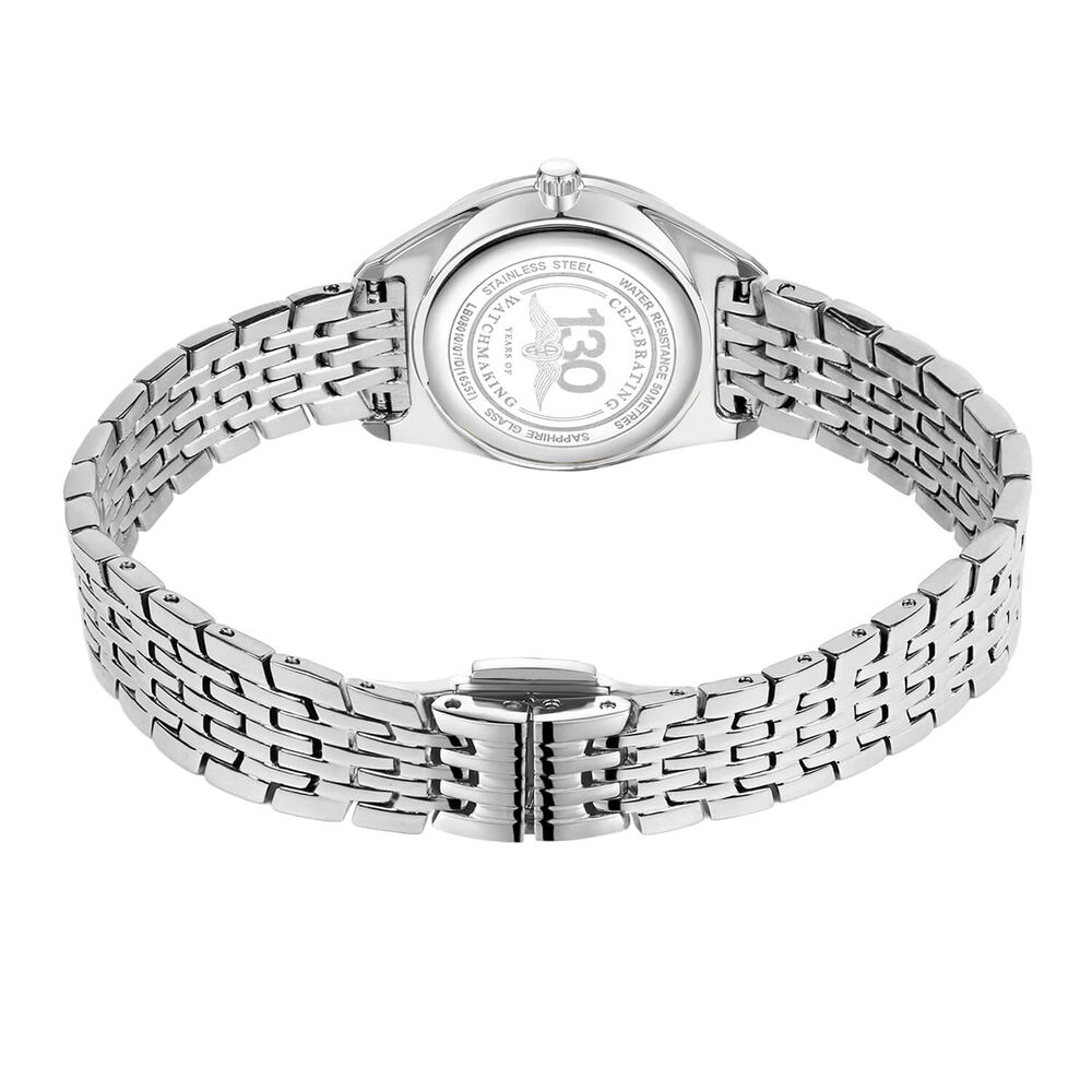 Rotary Ultra Slim 27mm Mother Of Pearl Dial Stainless Steel Bracelet Watch
