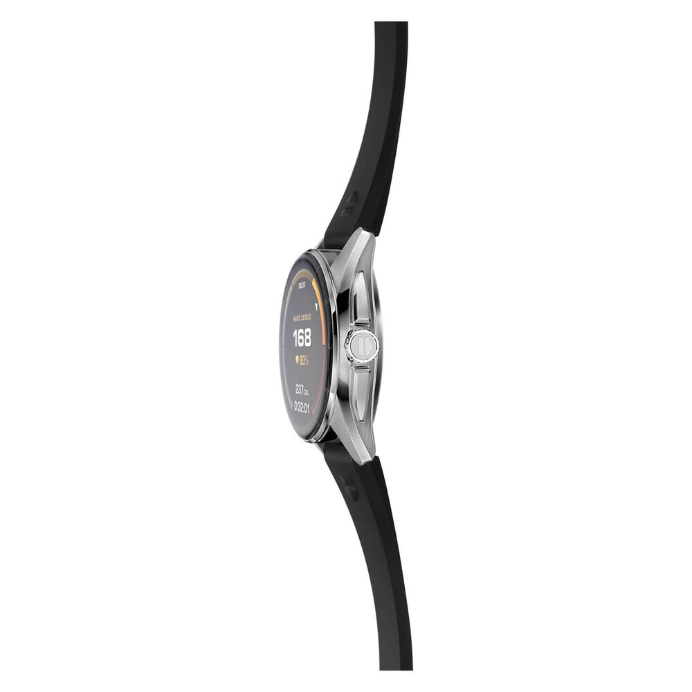 TAG Heuer Connected Calibre E4 42mm Dial Touch Screen Black Rubber Strap Watch image number 5