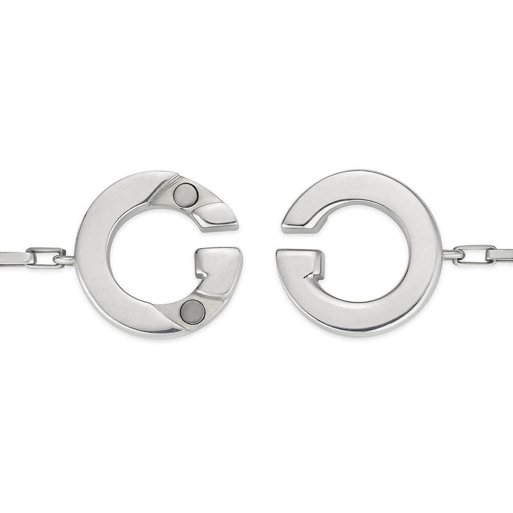 Gucci Interlocking Sterling Silver Bracelet image number 2
