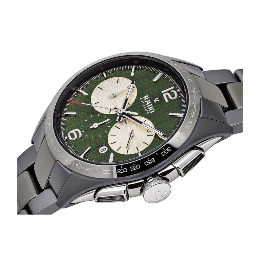 Rado Hyperchrome Green Dial  45mm Mens Watch