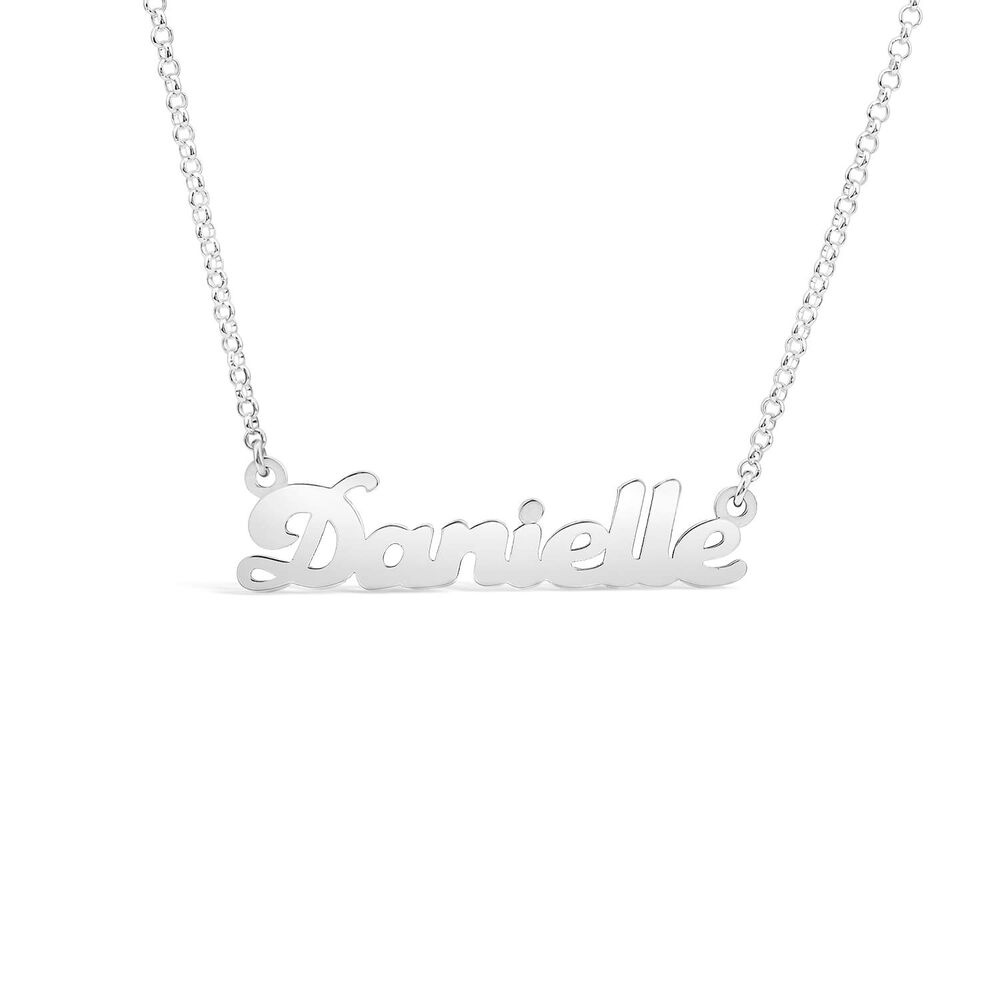 Sterling Silver Personalised Name Necklace (Special Order: 3-5 weeks)