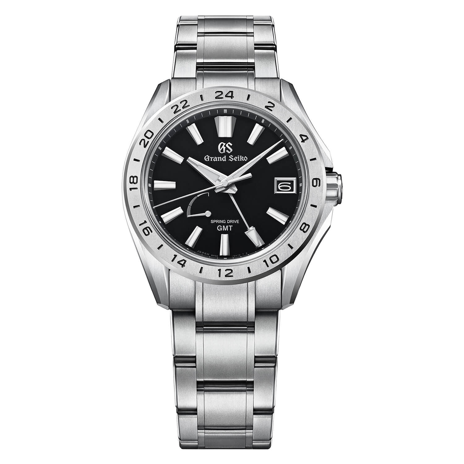 Grand Seiko Evolution 9 41m Black Dial Bracelet Watch at Fraser Hart