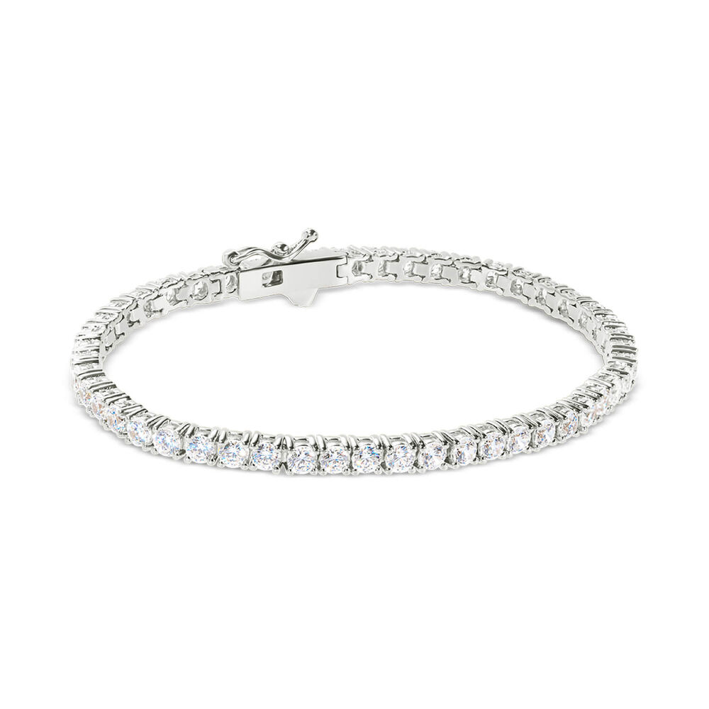 CARAT* London Silver Tennis Featuring Small Round Cut CARAT* Stones