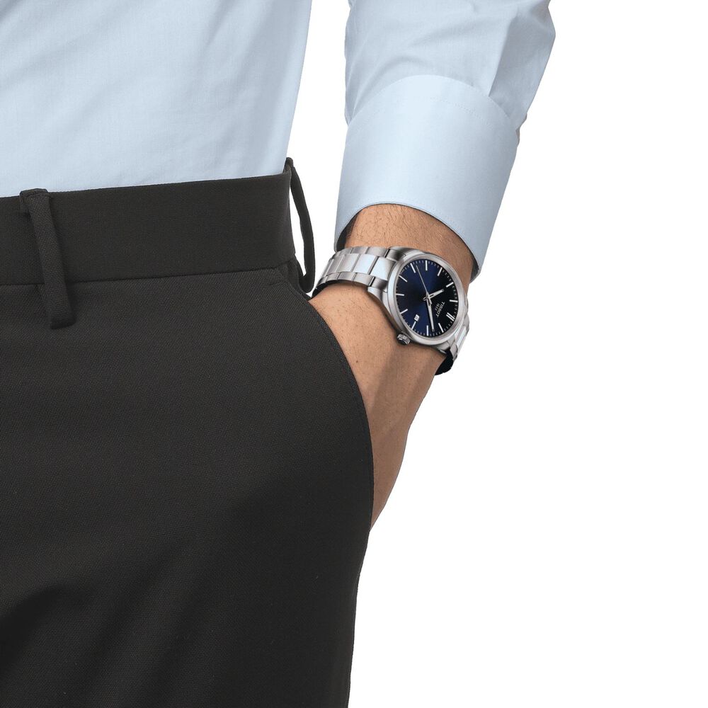 Tissot PR100 40mm Dark Blue Dial Steel Case Watch image number 4