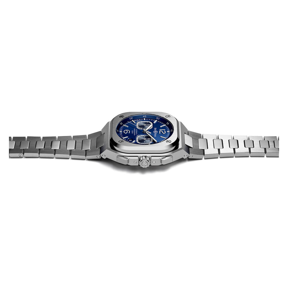 Bell & Ross BR 05 Chrono Blue Steel 42mm Bracelet Watch image number 2
