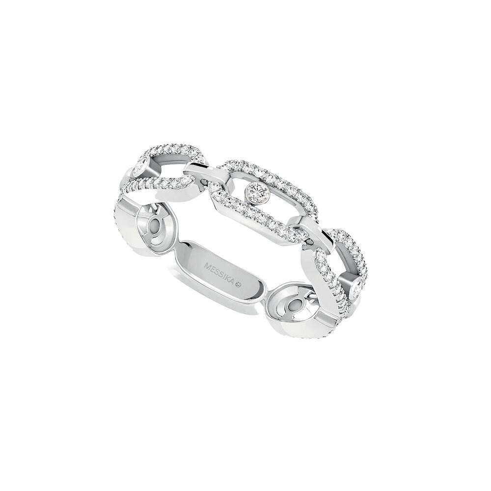 Messika Move Link Multi Pave 0.43ct Diamond White Gold Ring