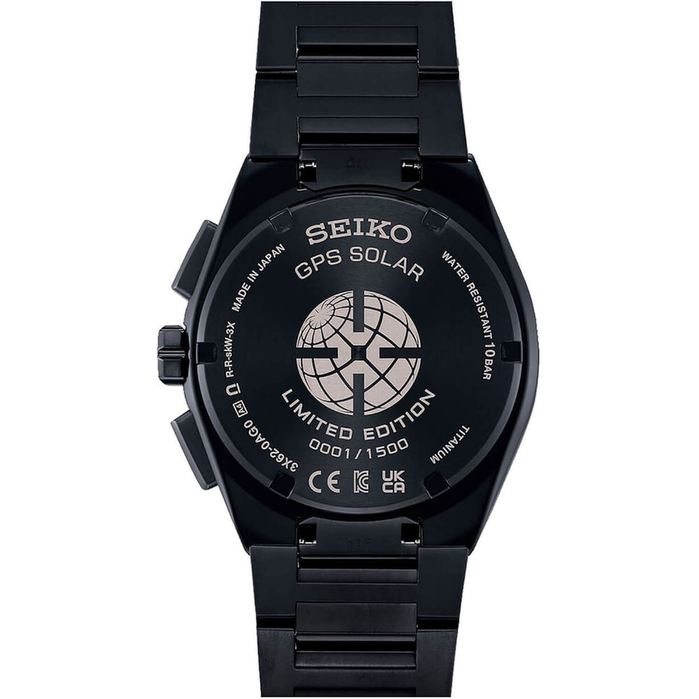 Seiko Astron GPS Solar 3X 'Yozakura' Cherry Blossom By Night 42mm Dial Titanium Bracelet Watch image number 5