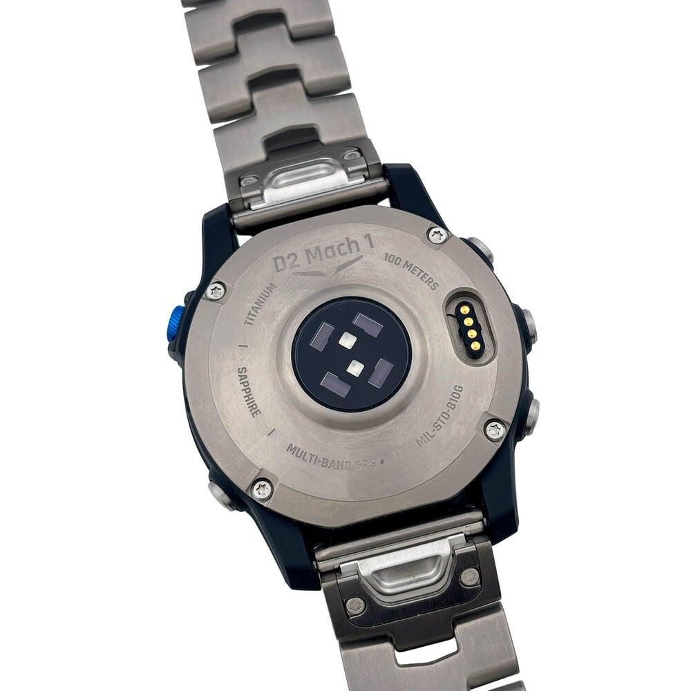 Pre-Owned Garmin D2 MACH 1 Multifunction 33mm Dial Titanium Case Bracelet Watch image number 3