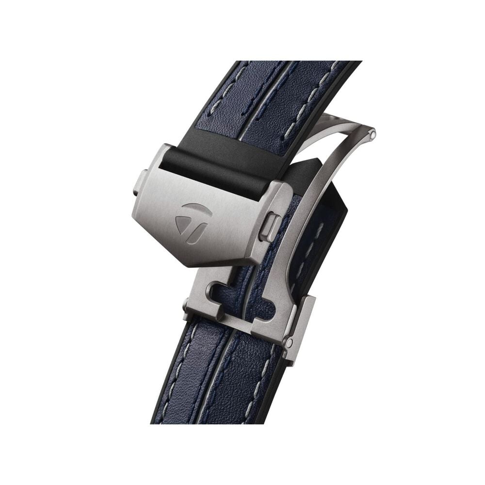 TAG Heuer Connected Calibre E5 x Taylormade Edition 45mm Titanium Case Leather Strap Watch