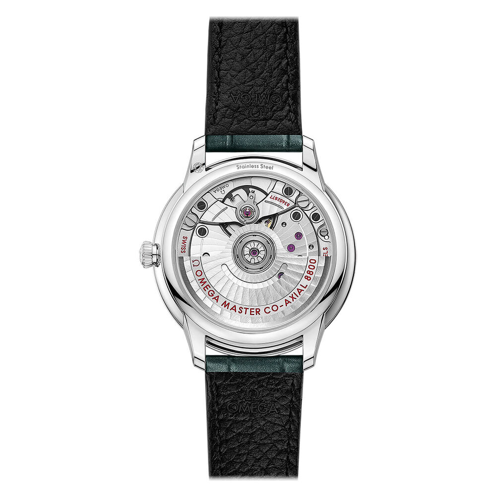OMEGA De Ville Prestige Co-Axial Master Chronometer 34mm Green Dial Strap Watch image number 1