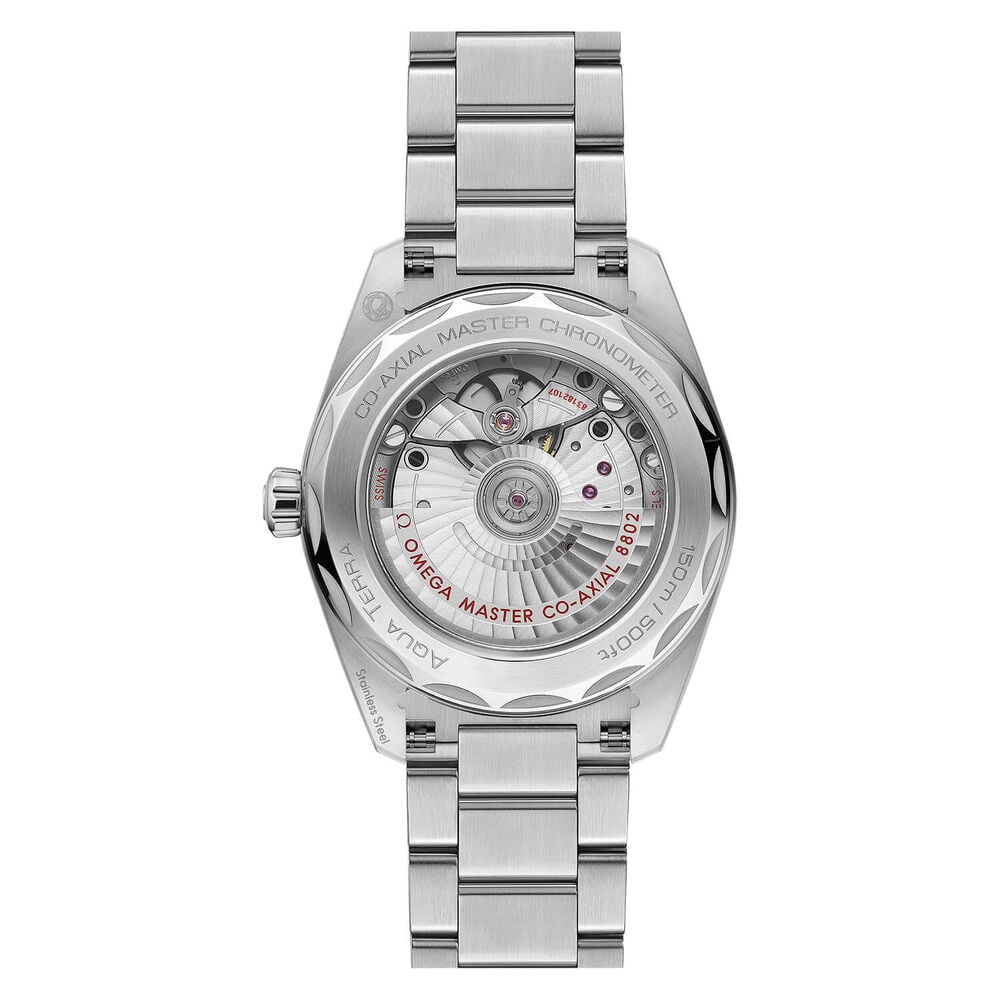 Pre-Owned OMEGA Seamaster Aqua Terra 38mm Ivory Dial Steel Case Bracelet Watch