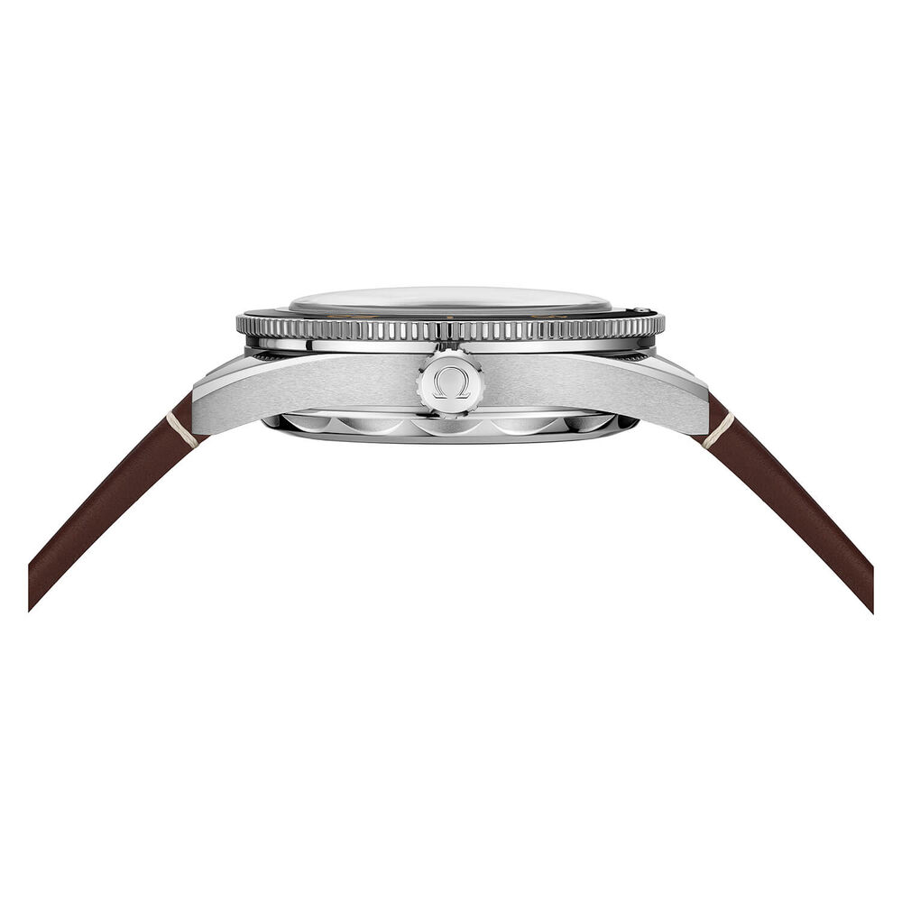 OMEGA Seamaster 300m 41mm Dial Rose Gold Index Bezel Steel Case Strap Watch image number 4