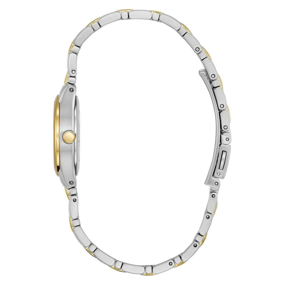 Citizen Eco-Drive Silhouette ladies' two-tone bracelet watch image number 1