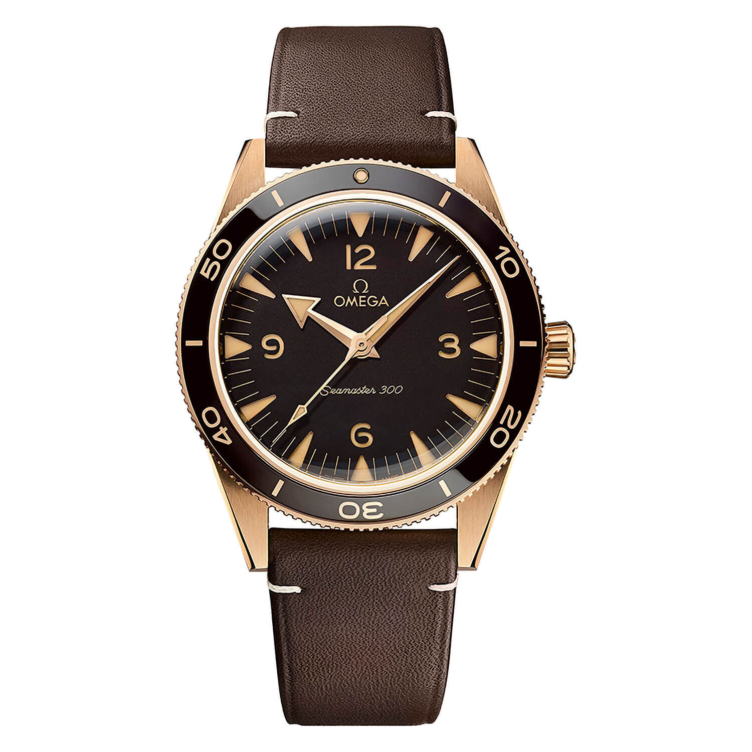OMEGA Seamaster 300 Co Axial Master Chronometer 41mm Dial Bronze Case Watch