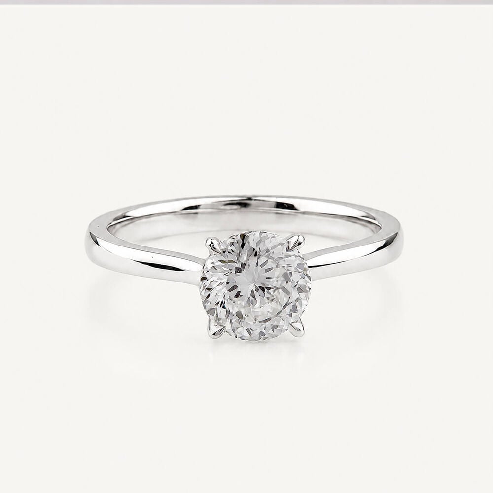 Born Nova Platinum 1.50ct Round Lab Grown Diamond Solitaire Ring