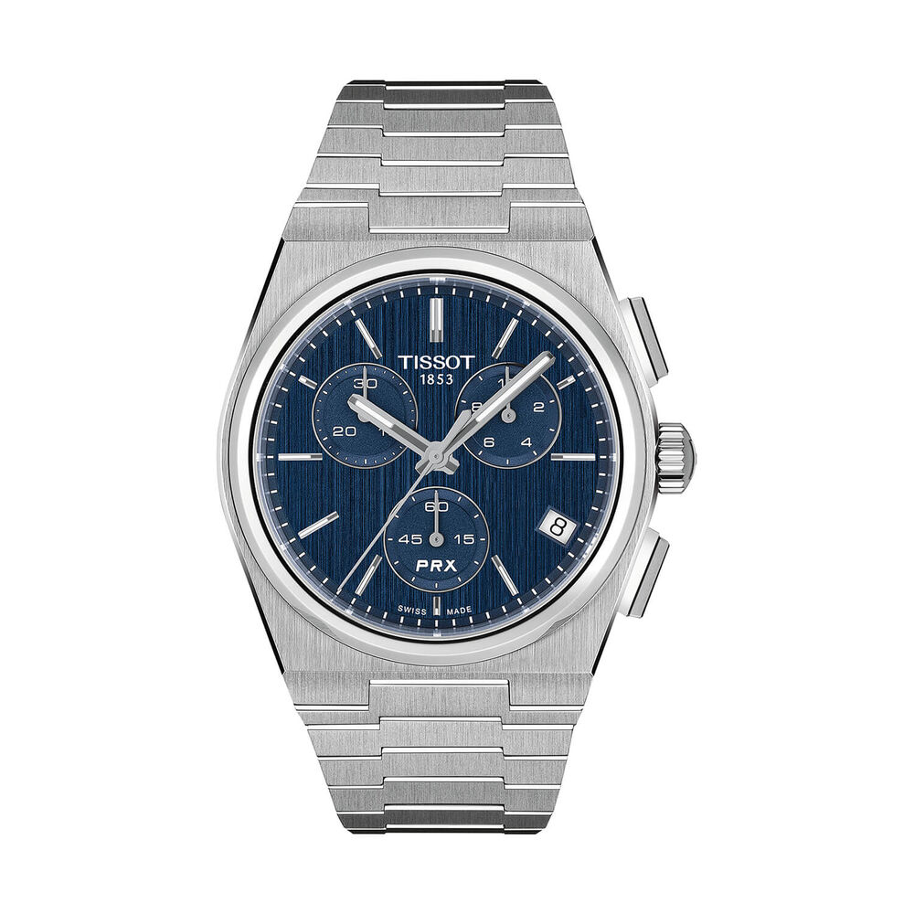 Tissot PRX 41mm Blue Dial Steel Bracelet Watch