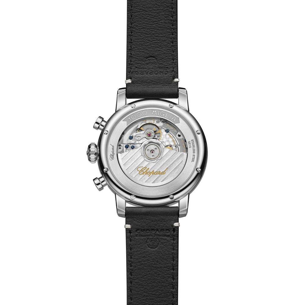 Chopard Mille Miglia 40.5mm Silver Dial Steel Case Black Strap Watch image number 1