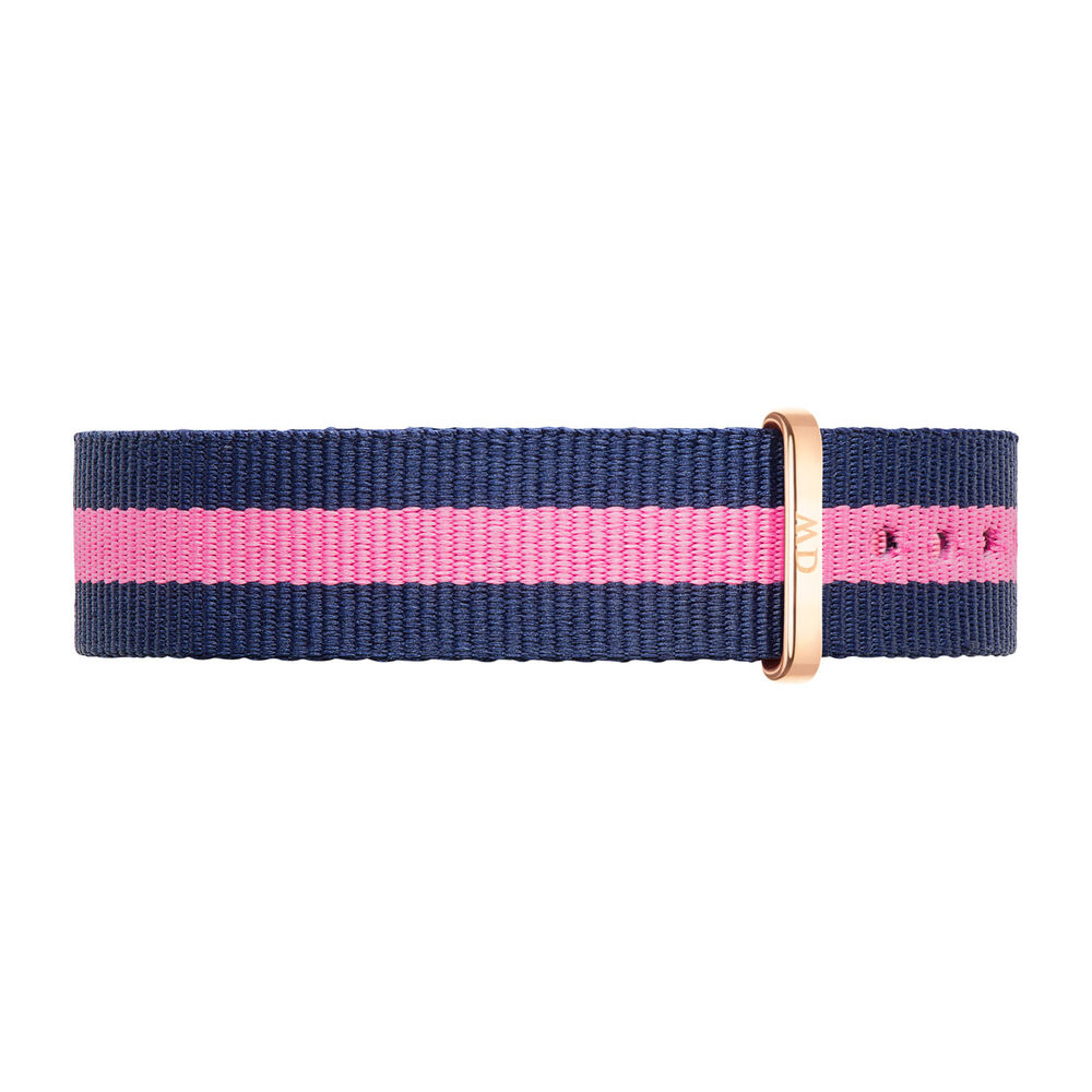 Daniel Wellington Classy Winchester 17mm Pink and Navy NATO Strap image number 0