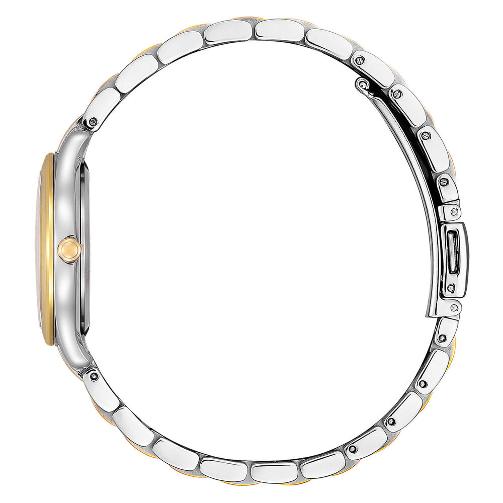 Citizen Silhouette Mother of Pearl Dial Two Tone Bracelet Watch image number 2