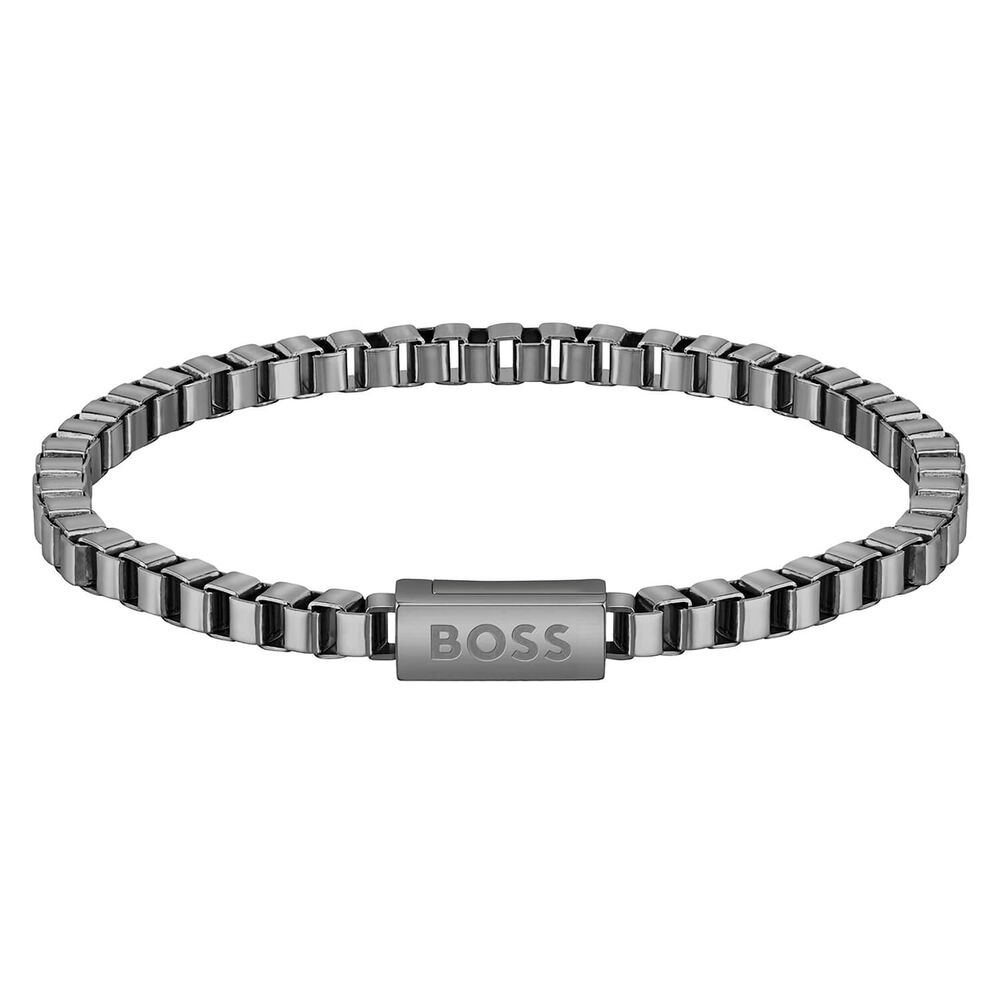 BOSS Mens Stainless Steel Bracelet