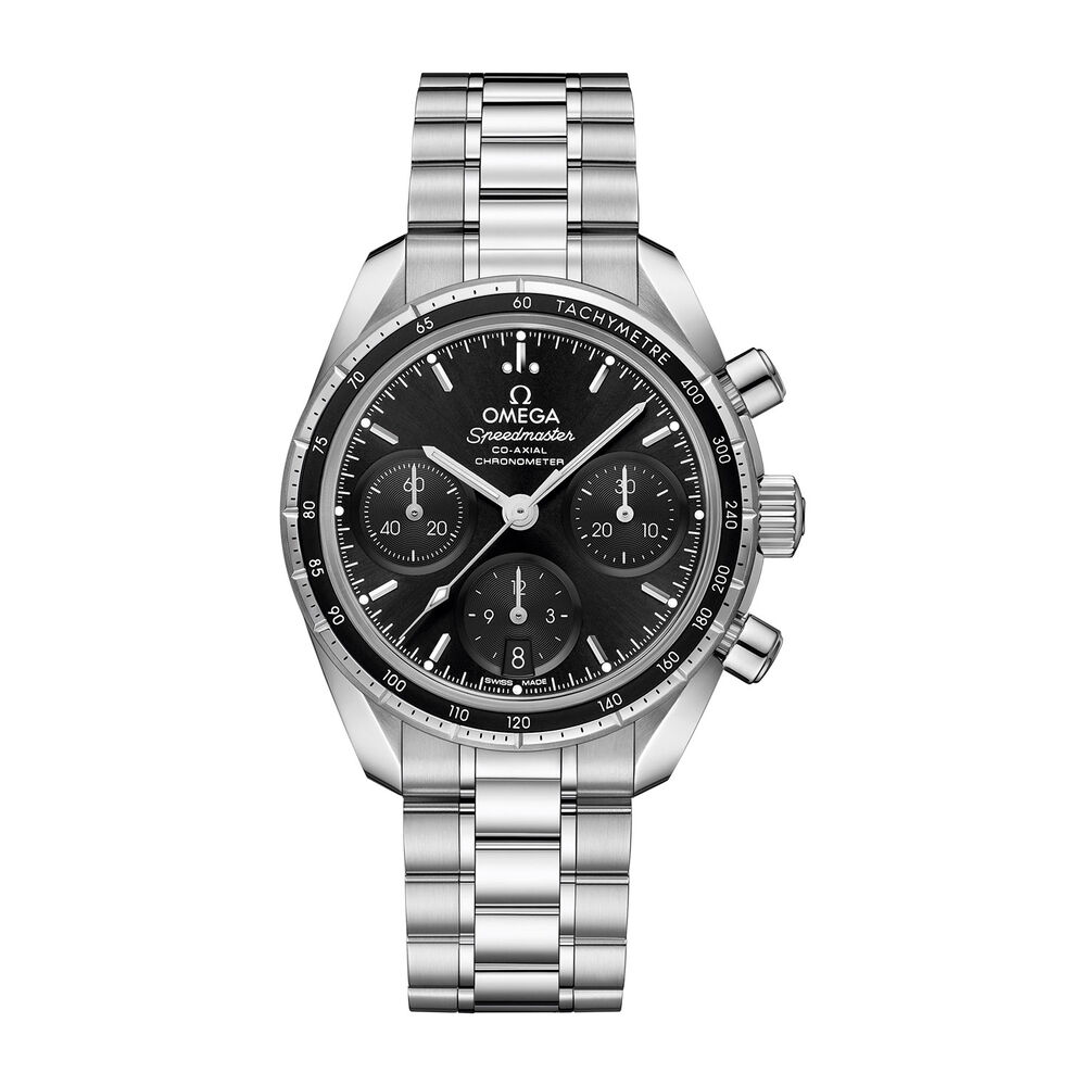 Omega Speedmaster Black Dial Stainless Steel Men's Watch