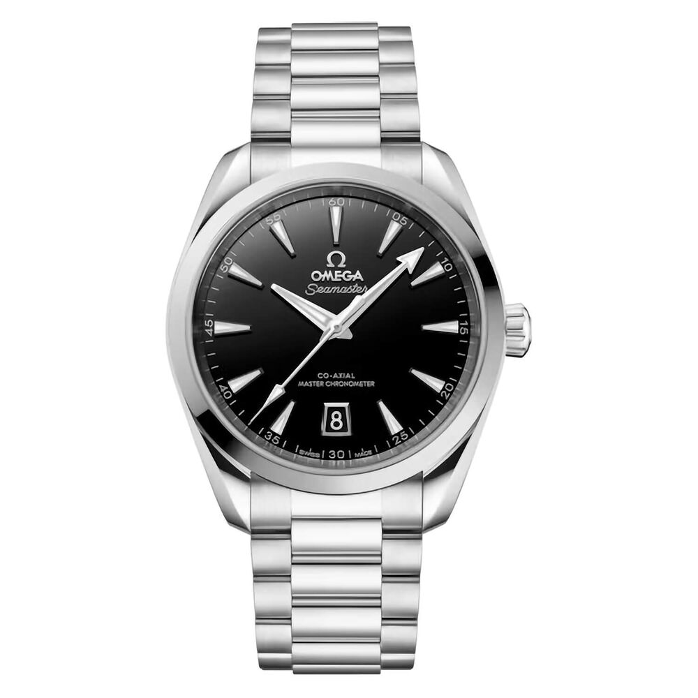 OMEGA Seamaster Aqua Terra 150M 38mm Black Dial Steel Bracelet Watch image number 0