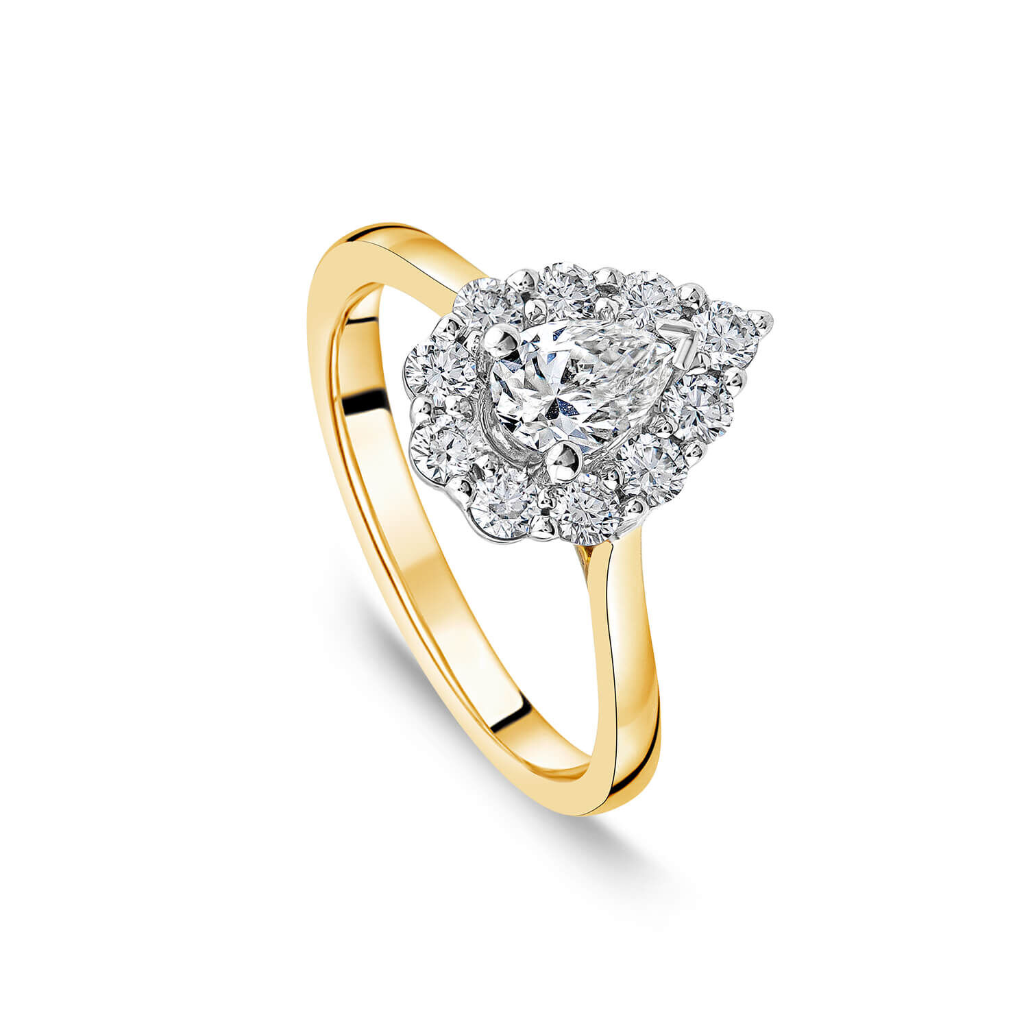 Yellow gold engagement outlet rings under 1000