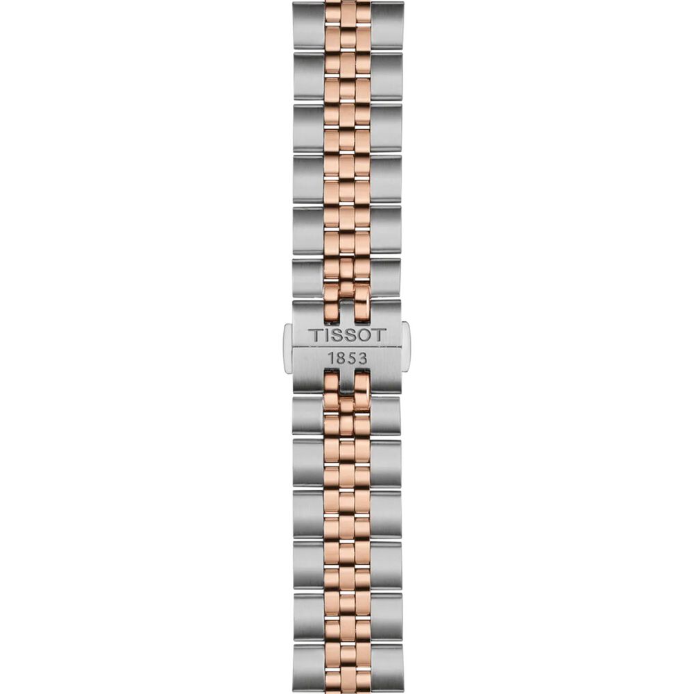 Tissot Ballade 40mm Brown Dial Rose Gold PVD Steel Bracelet Watch image number 3