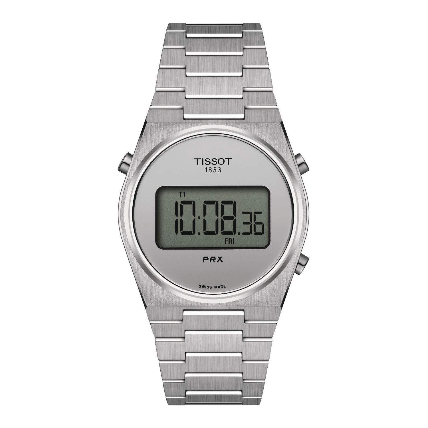 Steel case hotsell digital watch