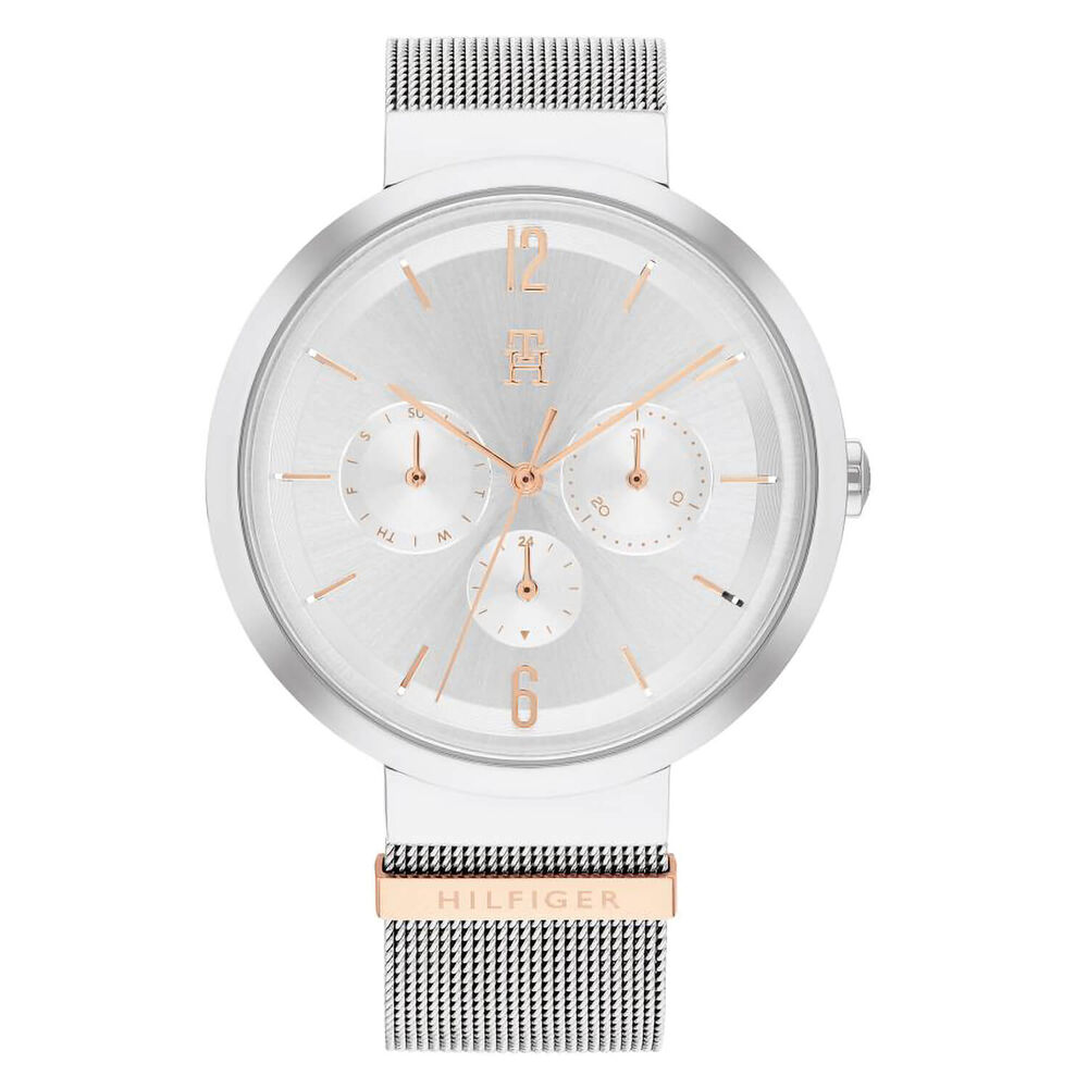 Tommy Hilfiger 40mm Silver Dial Mesh Bracelet Ladies' Watch