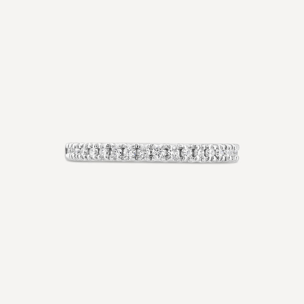 Born Platinum 0.20ct Lab Grown Claw Set Diamond Wedding Ring